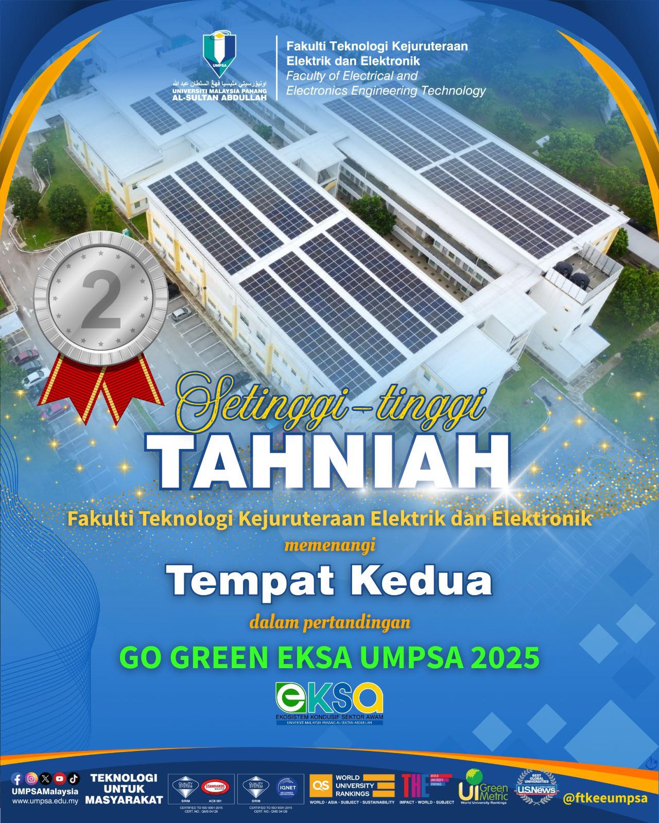Pertandingan Go Green EKSA UMPSA 2025